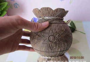 海南椰殼工藝品 椰雕筆筒的價格、廠家與日用品賞析